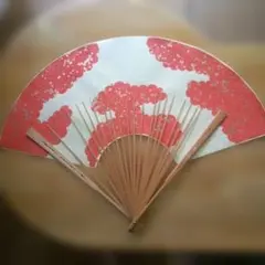 唐物風情 染竹編細工大団扇 1990年 網代編 芭蕉扇 飾りうちわ - メルカリ