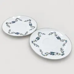 ノリタケ Noritake 花柄 ソーサー 2枚セット 15.1cm 日本製