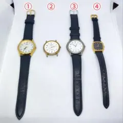 SEIKO クォーツ腕時計 ジャンク品 4本セット まとめ売り