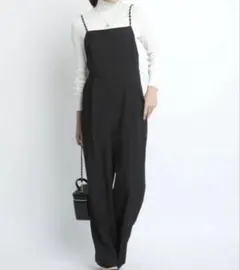 JUSGLITTY チェーンストラップサロペット　ブラック　Mサイズのサムネイル