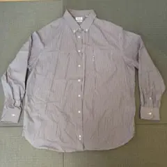 FACONNABLE ストライプ ボタンダウンシャツ Mサイズ