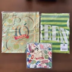 ミセスグリーンアップル　10周年　トートバッグ、メガタオル、ミニタオル