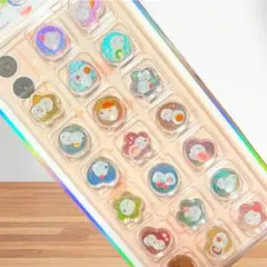 【正規品】シマエナガ おはじきシール キラコロおはじきシール カミオジャパン