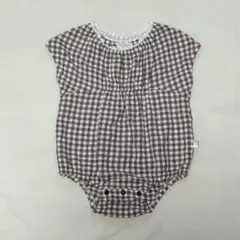 tete a tete ロンパース 70cm ギンガムチェック