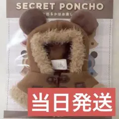 ディズニーストア シークレットポンチョ ダッフル 茶