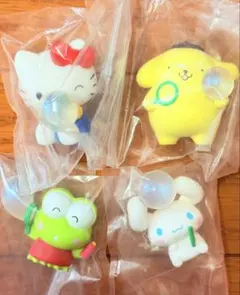 サンリオキャラクターズ　きらっととんでいけ しゃぼん玉　４種セット　ガチャ