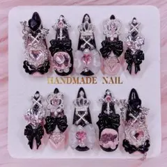 地雷系 ゴテゴテ 量産型 フラッシュ ウィッシュコア ネイルチップ ♡