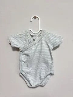 susukoshi ストライプロンパース 半袖 3-6m