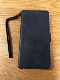 ♪ iPhone 13 pro max 手帳型　ケース　藍色