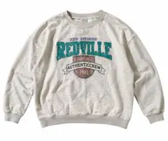 REDVILLE ロゴプリント スウェット グレー