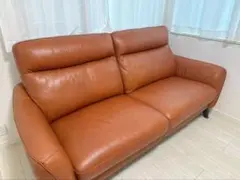 使用半年未満｜ニトリ 上位高級本革 美品のサムネイル