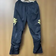Kappa ウインドパンツ ブラック Oサイズ