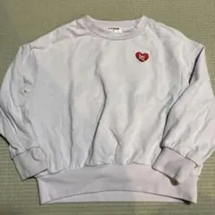 Little WEEKEND 後ろワッペン　トレーナー　100cm