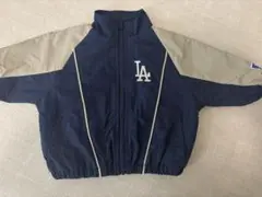 LA ネイビー ジッパー付きジャケット サイズ80
