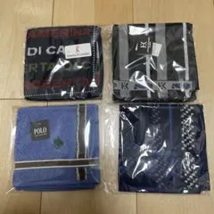 メンズ　ブランドハンカチ 4枚セットのサムネイル