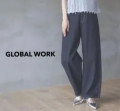GLOBAL WORK デニムパンツ インディゴ MサイズGOODデニム