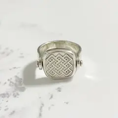 heres ヒアーズ リバーシブルリング ホース シルバーリング シグネットのサムネイル