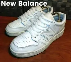 New Balance ホワイト スニーカー23cm DBB480L3W