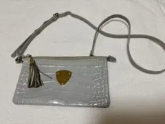 【ATAO】ブーブー お財布ポシェット スマホショルダー クロコ型押し