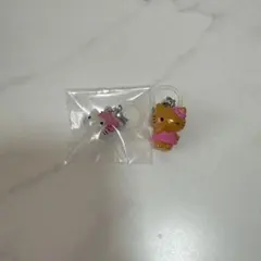 ハローキティ めじるしアクセサリー チャーム チャーミーキティ 日焼けキティ