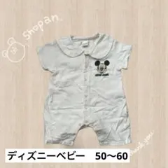 ⭐️ディズニーベビー⭐️ミッキーマウスロンパース 50-60 子供服