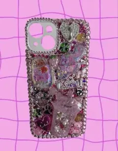 ♡平成女児♡Y2K♡デコ電 スマホケースデコ iPhone14