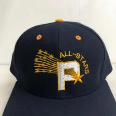 【アメリカ買付品】キャップ　トラッカーキャップ　刺繡　ALL - STARS 紺