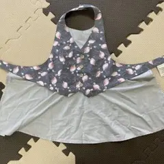 フラミンゴ柄 エプロン 80-90cm