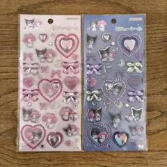 【正規品】　サンリオ　ビジューシール　マイメロディ　クロミ　2種セット