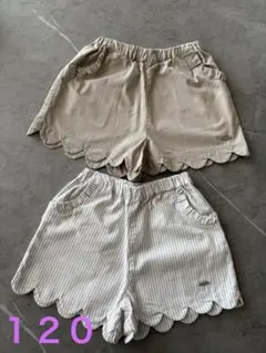 petit main ショートパンツ⭐︎120cm 2枚セット