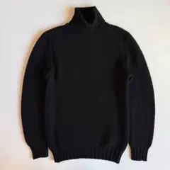 BEAMS F ビームスエフ ITALY製ミドルゲージタートルネックウールニットのサムネイル