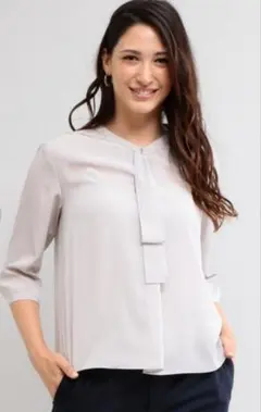 【WORK TRIP OUTFITS】CS フロンタイ 7分袖ブラウス