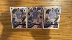 Topps Match Attax マンチェスター・シティ 3枚セット