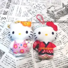 【未使用】マクドナルド ハローキティコラボ 50周年 ぬいぐるみストラップ