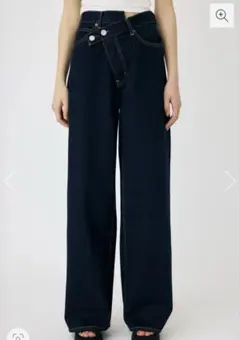 2025年最新】moussy cross waist wide straightの人気アイテム