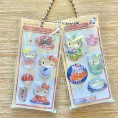 おすそわけシール　和柄キティ　お寿司