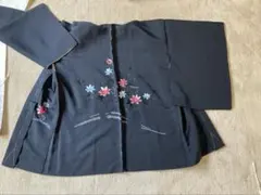 未使用品　黒羽織 しつけ付き