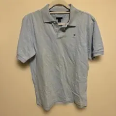 TOMMY HILFIGER ライトブルーポロシャツ L/16-18