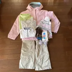 子ども用 スキーウェアセット（ピンク・ベージュ）エレッセ ellesse 150
