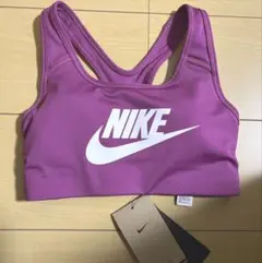 【新品タグ付】 NIKE スポーツブラ パープル S