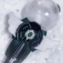 アミボム リボンデコ 緑