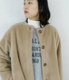 ファージャケット ノーカラージャケット