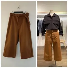 マーガレットハウエル MHL. WASHED COTTON DRILL パンツ