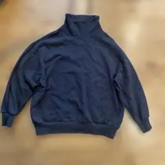 URBAN RESEARCH DOORS ネイビー タートルネックスウェット