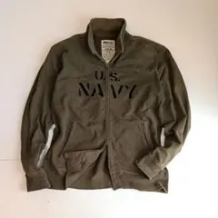 00s フェード スウェット　ダブルジップ　 2XL　AVIREX　ミリタリーのサムネイル