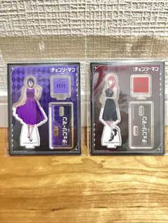 チェンソーマン　TSUTAYA アクスタ　アクリルスタンド　レゼ　マキマ レゼ＆マキマ】アクリルスタンド チェンソーマン 渋谷TSUTAYA コラボ