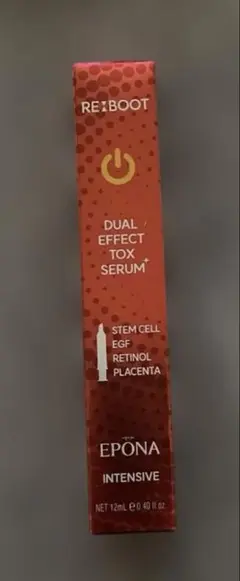 エポナ　RE:BOOT DUAL EFFECT TOX SERUM 3本セット 男性に人気！ Shot Tox Serum Effect Dual Reboot EPONA - House