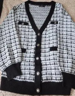 ツイード カーディガン