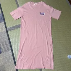 Coast Ride 半袖 ひざ丈ワンピース ピンク