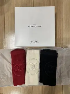 【新品未使用】CHANEL シャネル ハンドタオル 3枚セット ノベルティ